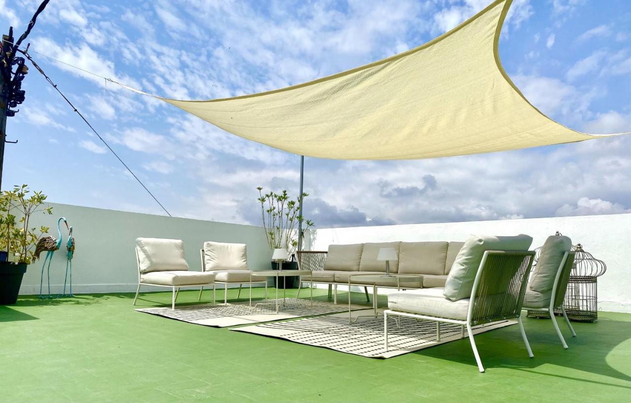 Apartamento 2 Hab En Malvarrosa A Metros De La Playa, Con Terraza Y Zonas Comun 3D Valencia Exterior foto